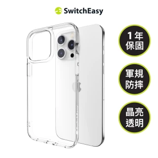 【SwitchEasy 魚骨牌】iPhone 15 Pro MAX 6.7吋 Nude 晶亮透明防摔手機殼(主機搭贈)