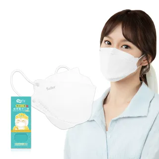 【福德好罩】成人醫療口罩 4D立體 純真白 10片/盒(2入一袋 韓版立體 台灣製造)