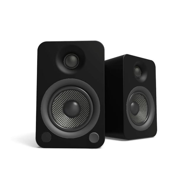 【Kanto】YU4藍牙立體聲書架喇叭+SE4 C型腳架(黑白限定款)