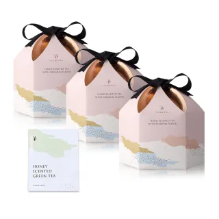 【小葉覓蜜】經典系列-花蓮舞鶴毫香蜜綠 茶包禮盒(3.5gx30包x3盒附提袋)