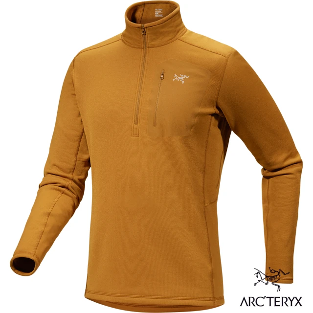 Arcteryx 始祖鳥官方直營 男 Rho 保暖刷毛套頭衫(育空褐)