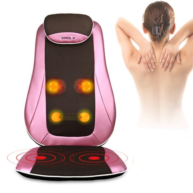 【Concern 康生】6D輕盈溫熱揉槌按摩椅墊(CON-2828)