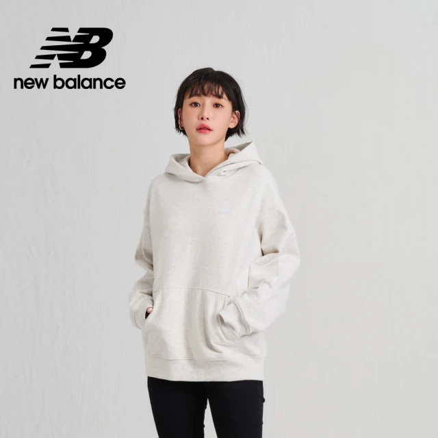 NEW BALANCE NB 刺繡NB連帽長袖上衣_AWT33524SAH_女性_花灰色(亞版 版型正常)