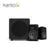 【Kanto】YU4藍牙立體聲書架喇叭+SUB8重低音喇叭(黑白限定款)