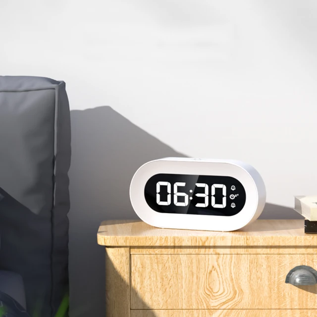 西格傢飾 智能牛奶盒喚醒鬧鐘(計時器/學生必備/電子鐘/大數