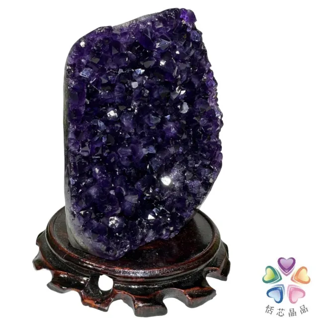 【恬芯晶品】BT7頂級烏拉圭帝王紫水晶開運招財(頂級烏拉圭消蝕淨化風水財運業績財位招貴人紫晶鎮)