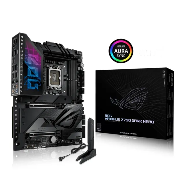 【ASUS 華碩】ROG MAXIMUS Z790 DARK HERO 主機板+Intel Core i9-14900KF 中央處理器(M+C組合包)