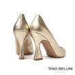 【TINO BELLINI 貝里尼】巴西進口金屬色素面酒杯跟鞋FSEV004(金色)