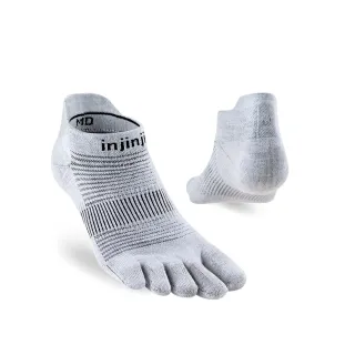 【Injinji】Run輕量吸排五趾隱形襪NX[灰色]NAA13(輕量款.五趾襪.隱形襪.慢跑襪.男女適用)