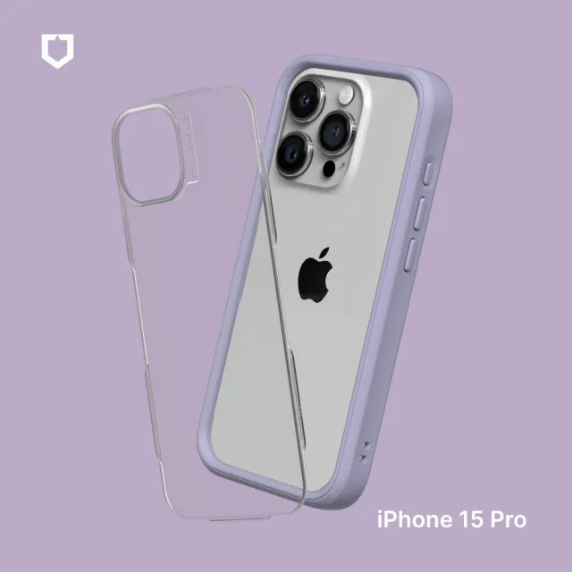 【Apple】iPhone 15 Pro(128G/6.1吋)(犀牛盾耐衝殼組)