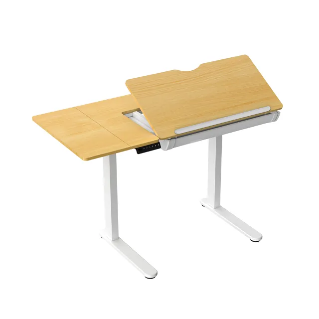【Flexispot】多功能繪圖電動升降桌 120*60cm桌組(工作繪圖桌/辦公桌/電腦桌/主管桌/兒童成長桌)