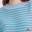 【BRAPPERS】女款 配色條紋線衫(水藍)