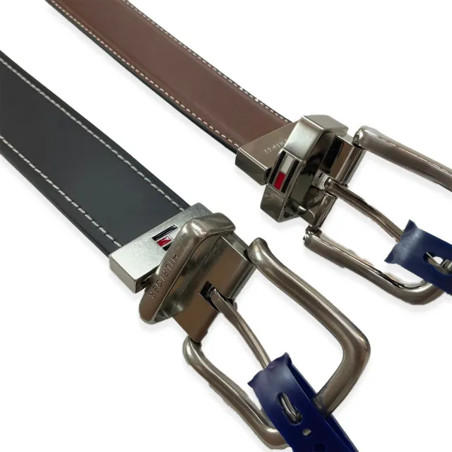 【Tommy Hilfiger】腰帶 皮帶 可轉向腰帶 平輸品(雙面腰帶)