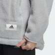 【adidas 愛迪達】Lounge Boa 女 立領 外套 亞洲版 運動 訓練 休閒 抓絨 保暖 冬季 灰(IP7057)