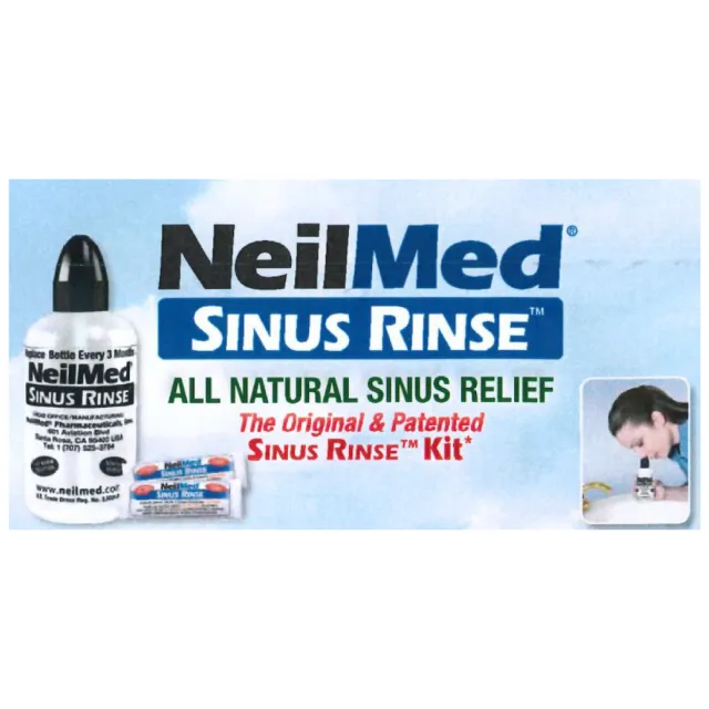 【NeilMed 耐有美】塞那靈洗鼻器 大組合(附60包鹽)