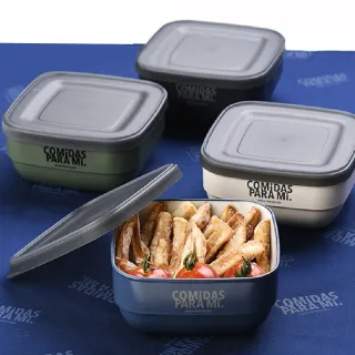 【SABU HIROMORI】日本製COMiDAS附蓋可微波保鮮盒(400ml、3色可選、可洗碗機 戶外 野餐 露營)