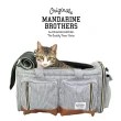 【MANDARINE BROTHERS】日本寵物時尚外出旅行包保齡球包型(7公斤內貓狗通用露營逛街好方便)