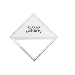 【MUZIGAE MANSION】絲絨銀革高光三角粉餅