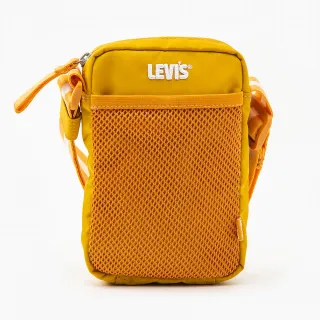 【LEVIS 官方旗艦】Gold Tab金標系列 男女同款 運動風隨身小包/精工刺繡Logo 香橙黃 熱賣單品 D7299-0006