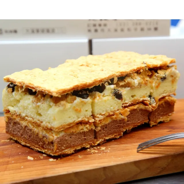 【秘傳美食料理】脆皮拿破崙派12盒(350g 老街排隊美食千層派)