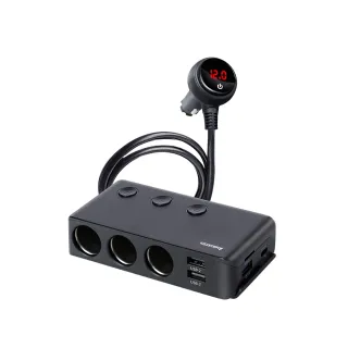 【ANBORTEH 安伯特】酷電大師 智能電壓監控PD+QC3.0 7孔車充 國家認證 一年保固