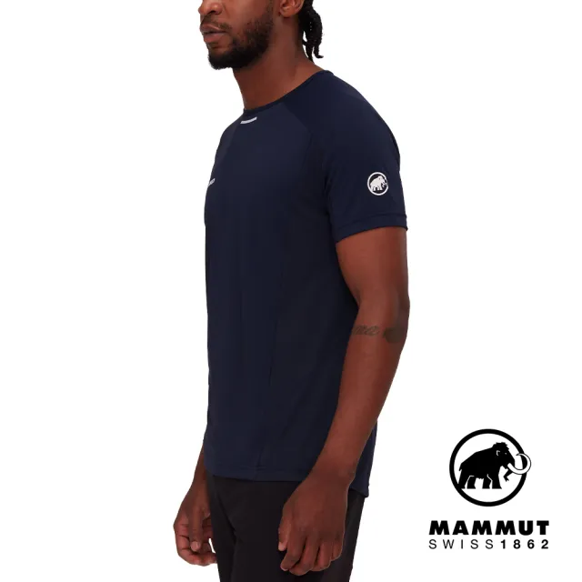 【Mammut 長毛象】Aenergy FL T-Shirt Men 機能輕量抗菌短袖T恤 男款 夜藍/藍石青 #1017-05000