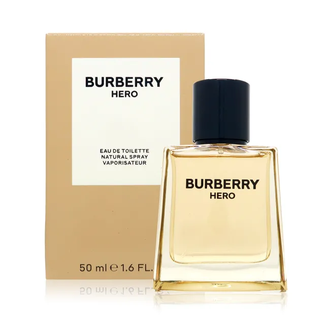 【BURBERRY 巴寶莉】Hero 英雄神話男性淡香水 EDT 50ml(平行輸入)