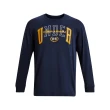 【UNDER ARMOUR】UA 男 CREST HEAVYWEIGHT 長袖T-Shirt_1379576-410(藍色)