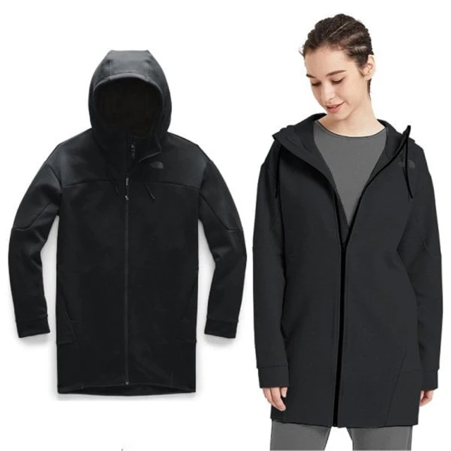 The North Face 女 FlashDry-XD閃電快乾耐磨長袖快排連帽外套.機能性吸濕排汗衣(3YVP-JK3 黑 N)