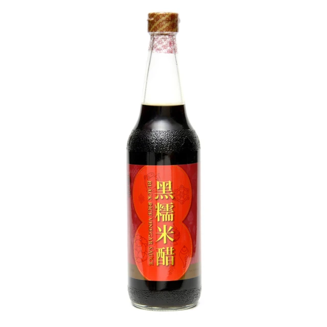 PATCHUN 八珍 黑糯米醋x6瓶組(600ml /瓶;送禮首選/香港製造/原裝進口)