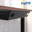 【FUNTE】電動升降桌專用｜固定式集線槽 兩色可選(電線收納 整線槽 理線)