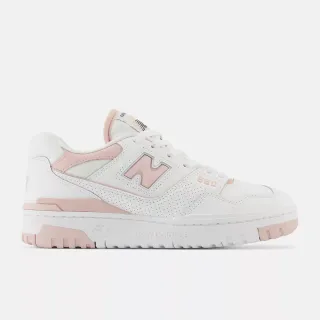 【NEW BALANCE】NB 550 復古運動鞋 休閒鞋 板鞋 籃球鞋型  女鞋 白粉色(BBW550BP-B)