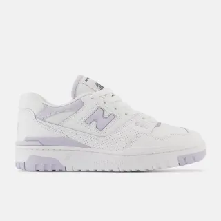 【NEW BALANCE】NB 550 復古運動鞋 休閒鞋 板鞋 籃球鞋型  女鞋 白紫色 薰衣草紫(BBW550BV-B)