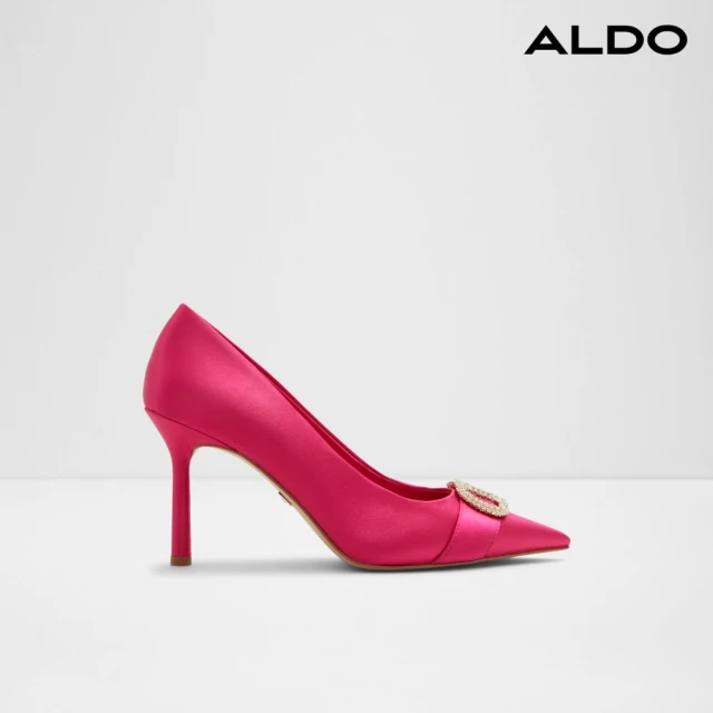ALDO HALALIA-水鑽蝴蝶結裝飾繞帶跟鞋(銀色)好評
