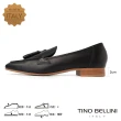 【TINO BELLINI 貝里尼】義大利進口流蘇樂福鞋FZLV008(黑色)