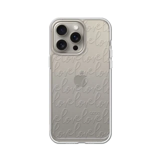 【apbs】iPhone全系列 浮雕感防震雙料手機殼(LOVE)