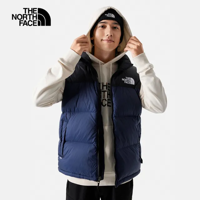 【The North Face】TNF 羽絨背心 M 1996 RETRO NUPTSE VEST 男 藍(NF0A3JQQ92A)