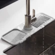 【E.dot】洗手台傾斜瀝水矽膠墊/水槽墊/水龍頭墊(大號)