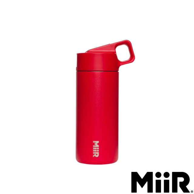 【MiiR】雙層真空 保溫/保冰 防漏吸管 兒童水壺 保溫杯(櫻桃紅 保溫瓶)