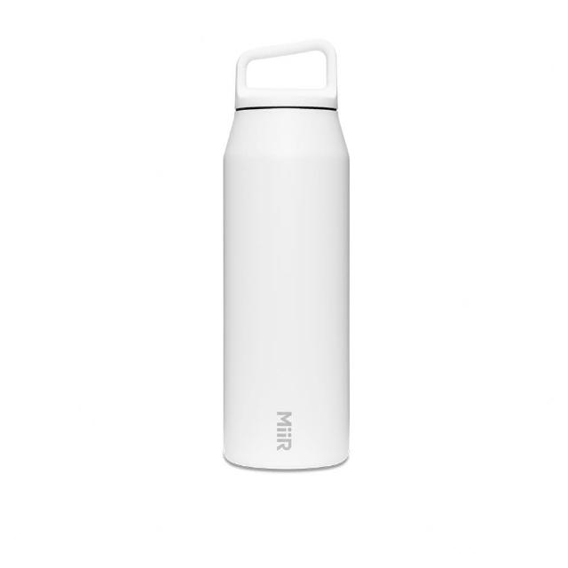 【MiiR】雙層真空 保溫/保冰 提把寬口保溫瓶 32oz / 946ml(時尚白)