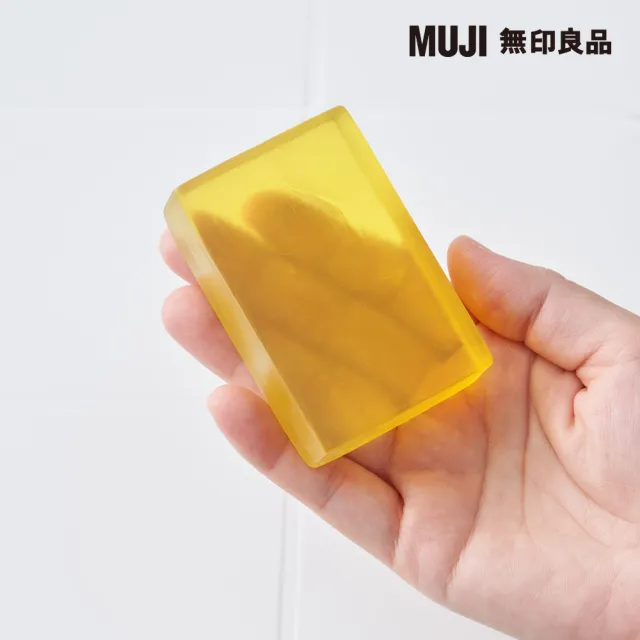 【MUJI 無印良品】甘油皂/柑橘 100g