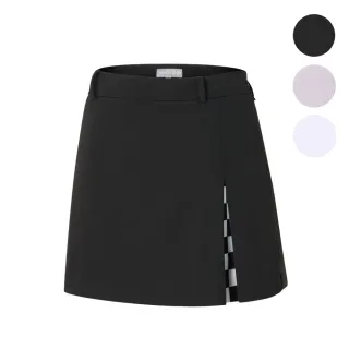 【HONMA 本間高爾夫】女款棋盤格防曬短裙 日本高爾夫球專櫃品牌(XS~L白、紫、黑色任選HWJQ902R609)