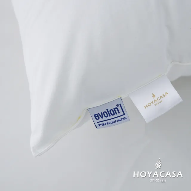 【HOYACASA】德國淨眠物理防螨天絲枕-舒適型/增量型(二入組)