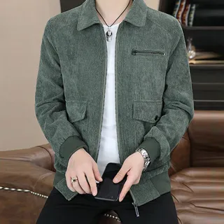 【Heart:W 新職人】★韓風休閒翻領夾克外套(潮流/爆款/休閒)