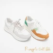 【Pineapple Outfitter】CHASE 真皮拼接休閒運動鞋(棕綠色)
