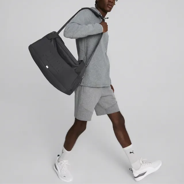 【PUMA】健身包 Sports Bag S 黑 男女款 行李袋 大容量 肩背 手提 包 運動 訓練(079294-01)