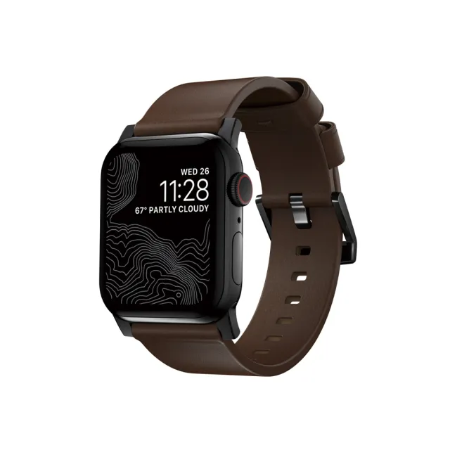 【美國NOMAD】Apple Watch 45/44/42mm專用HORWEEN皮革錶帶(Apple Watch 全系列適用)