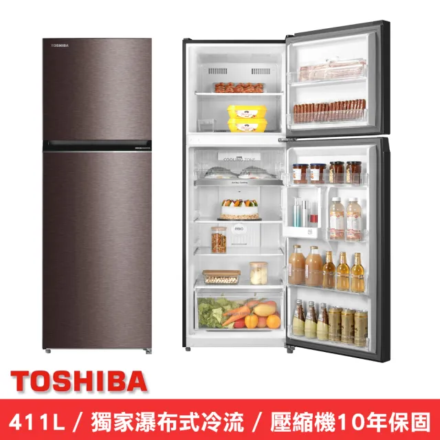 【TOSHIBA 東芝】411公升一級能效雙門變頻冰箱 GR-RT559WE-PMT(37)