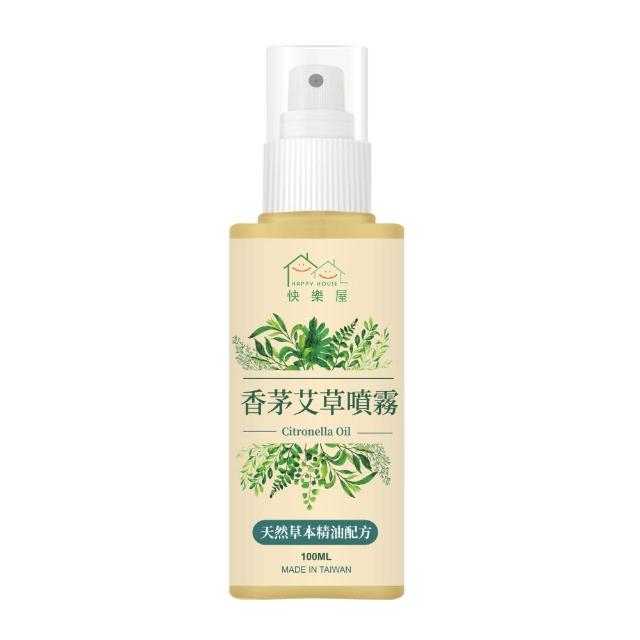 【HAPPY HOUSE 快樂屋】香茅艾草噴霧1入(100ML)