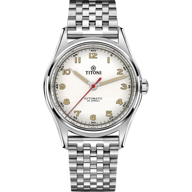 TITONI 梅花錶 傳承系列百周年紀念機械錶-39mm(8
